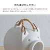 Kamoshika Tool Shop Mosquito Coil Holder, Mosquito Spear Pig, Ceramic, Banko Ware, Small Mosquito Spear Pig, White, OR-60-251