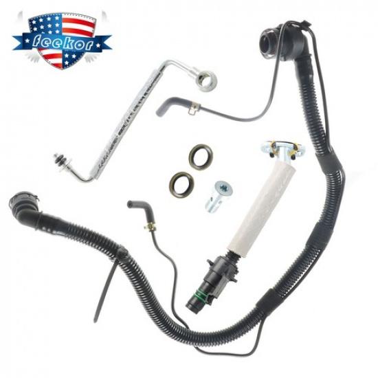Turbo PCV +Oil Return + Oil Feed Hose for 13-19 Buick Encore 55569839 55592600