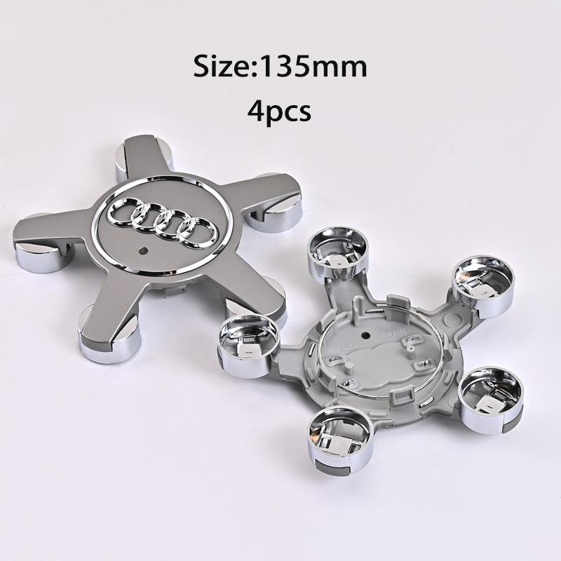 2026 Hot For 4GUFH Hub Caps 4pcs 60mm 61mm 68mm 69mm 4GUFH Hub Caps Car Wheel Center Caps For 4GUFH A1 A2 A3 A4 A5 A6 A7 A8 S3 S6 Q