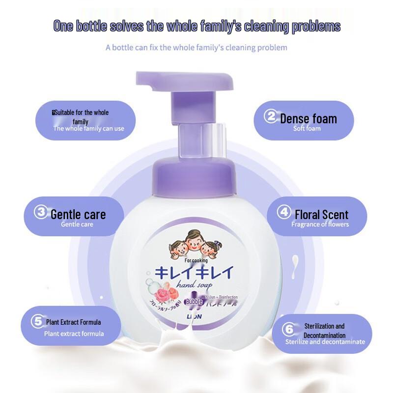 Lion King Kids Antibacterial Floral Hand Soap (3-Pack)