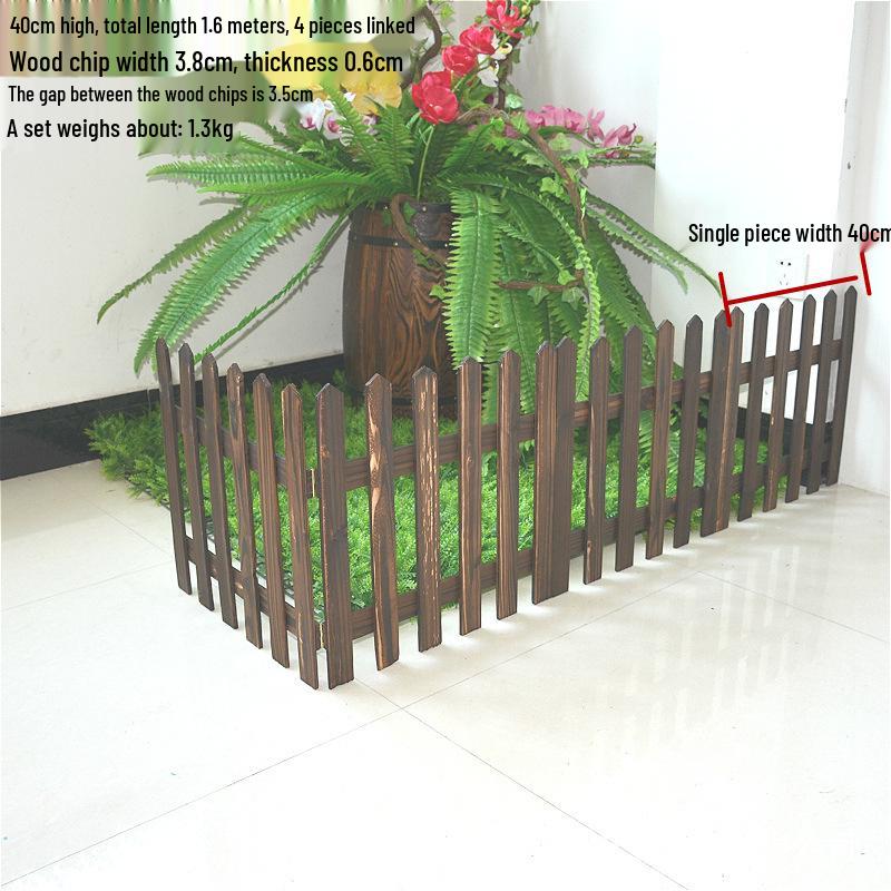 Деревянный штакетник Праздничное украшение для внутреннего и наружного использования