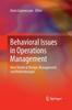 Книга Behavioral Issues In Operations Management : New Trends In Design, Management, and Methodologies