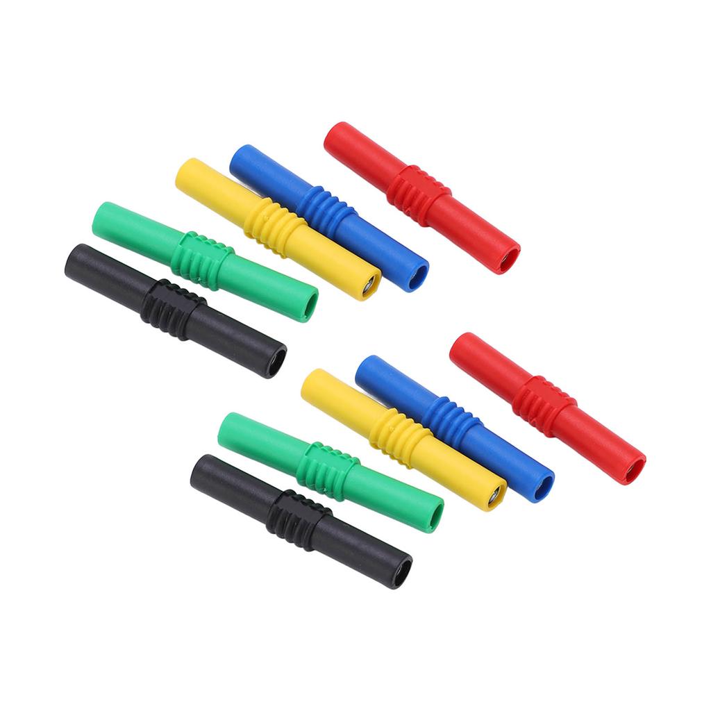 4 мм изолированный банановый переходник гнездо-гнездо 5 цветов адаптер для инверторов