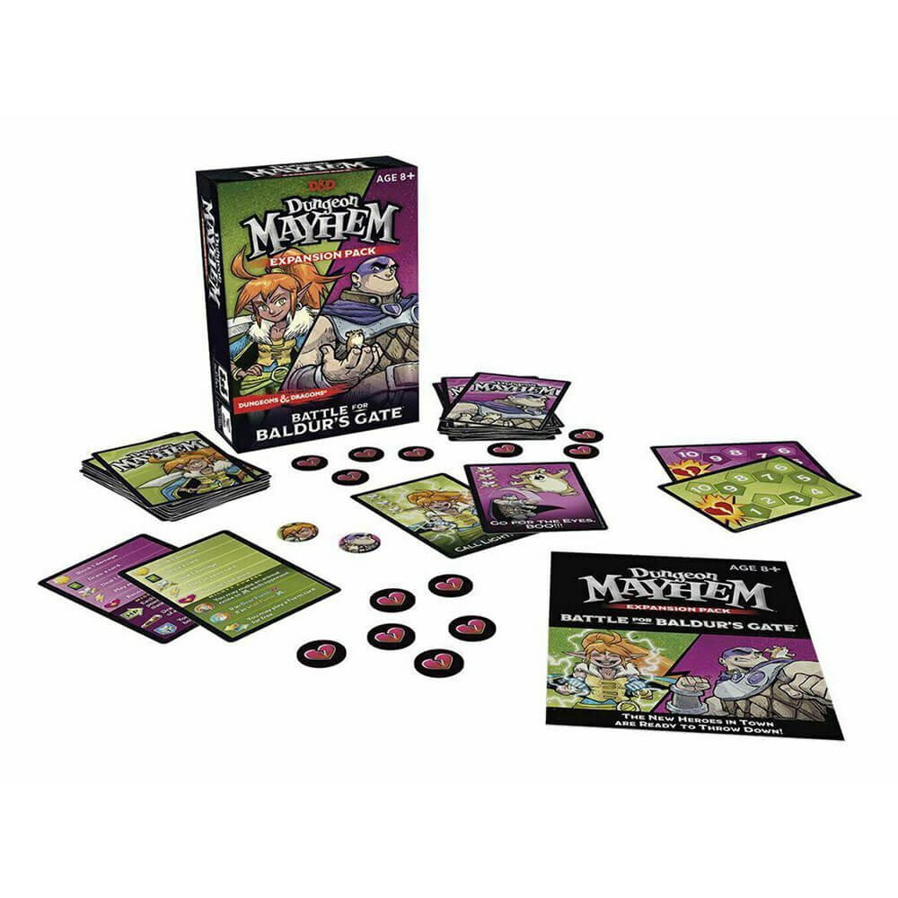 D&D Dungeon Mayhem Expansion Battle Baldurs Gate Настольная игра