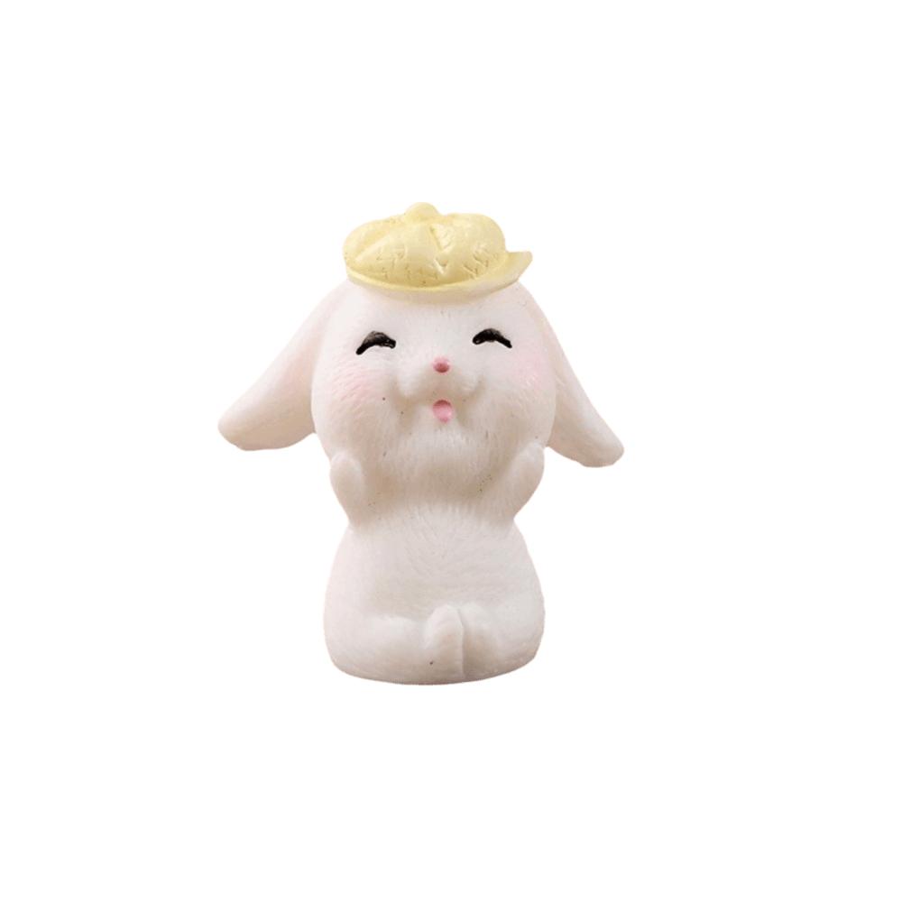 Resin Mini Ornaments Mooncake Mid-Autumn Festival Desk Figurines Cute Micro Landscape Decor DIY