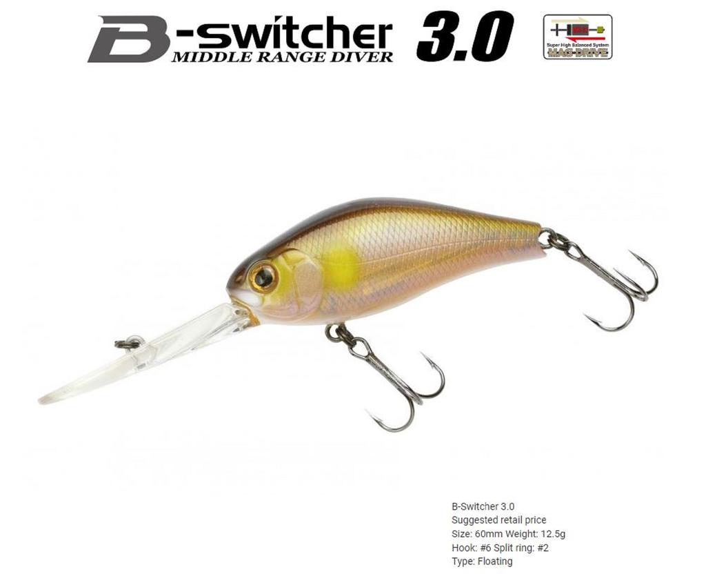 ZipBaits B Switcher 3.0 60 мм плавающая приманка 030 (7153)