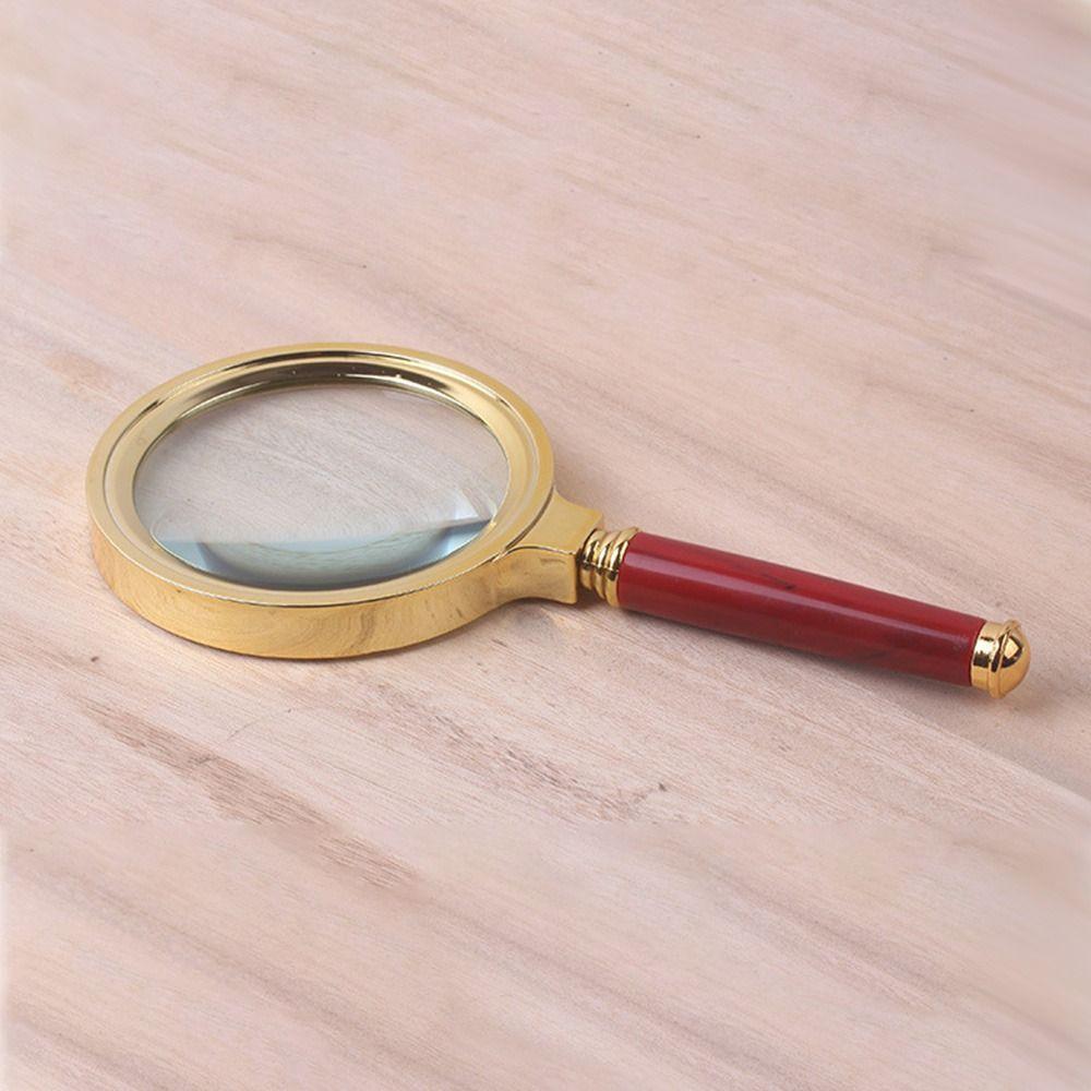 Portable HD 10X Handheld Reading Jewelry Magnifiers Magnifying Glass Lens Microscope