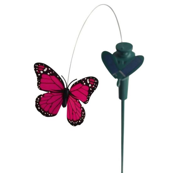 3 шт. летающая порхающая поддельная бабочка на солнечной энергии?Декор садового орнамента