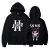 Весенние мужские толстовки с капюшоном Junior H Sad Boys Harajuku Girls Hip Hop Pullover Fancy Music Gift Casual Loose Comfort Sweatshirt