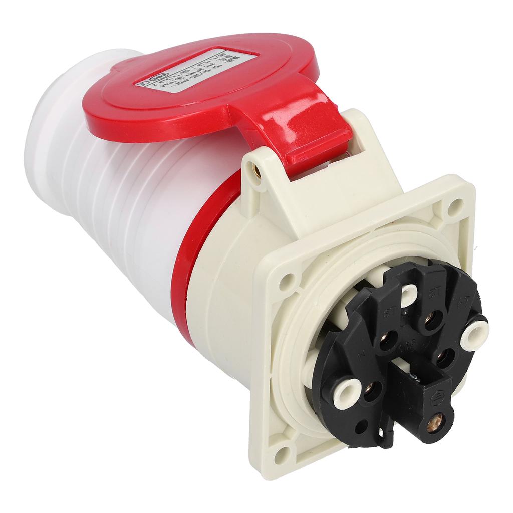 2 Pcs 380V‑415V 16A Industrial Socket Connector Durable Power Industrial Circular Connector for Indu