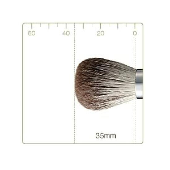 Kumano Brush Chikuhodo Genuine Silver Fox Cheek Brush Red Axis Hiroshima Makeup Brush Regular Series Makeup Brush CHIKUHODO RR-C5 (Red)