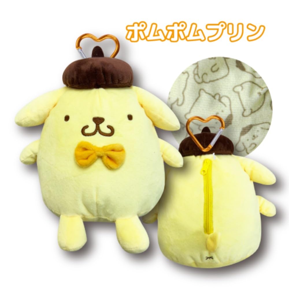 Hatayama Shoji Большой кошелек Помпомпурин с карабином, общая длина 23 см, 63202416