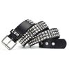 Rivet Hollow Bullet Decoration Belt Fashion Ladies Leather Studded Gift Man'S Goth Rock Wild Adjustable Women Punk Black Belt