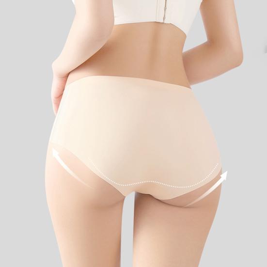 Женские бесшовные трусы 3/6 шт., нижнее белье Ice Silk, со средней талией, не показывающие трусики, мягкие дышащие трусы