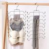 Metal Clothes Rack Tank Top Hangers Foldable Multilayer Hangers Closet Bra Vest Pyjamas Swimsuit Underwear Storage Saving Space