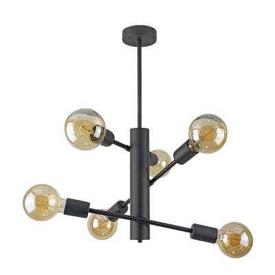 Ceiling Lamp 6xE27 VELUM BLACK