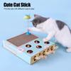 Funny Cat Stick 3 in 1 With Scratcher Cat Toy Chase Hunt Mouse Cat Game Box Maze Interactive Educational Cat Hit Gophers