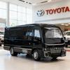 1:33 Toyota Coaster АВТОБУС Литая Модель Автомобиля Игрушка Diecasts Металлическое Литье Звук и Свет Машинки Игрушки Для Детей Транспортное Средство