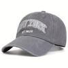 NEW YORK Letter Embroidered Baseball Cap for Men and Women Outdoor Versatile Fashion Street