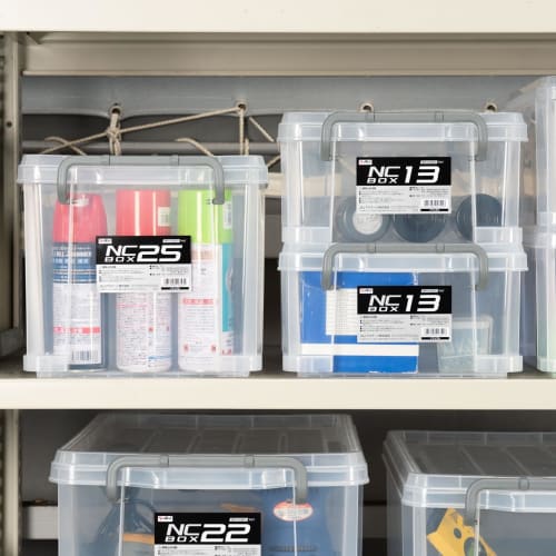 JEJ Astage Storage Box, Made in Japan, NC Box, Toy Box #25, Stackable, Disaster Prevention, 29.5cm Wide x 44.3cm Deep x 26cm High