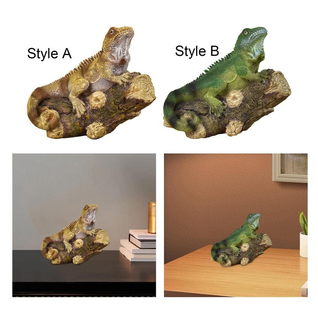 Статуэтки ящериц Настольные фигурки Статуэтка животного для офиса Настольный дом