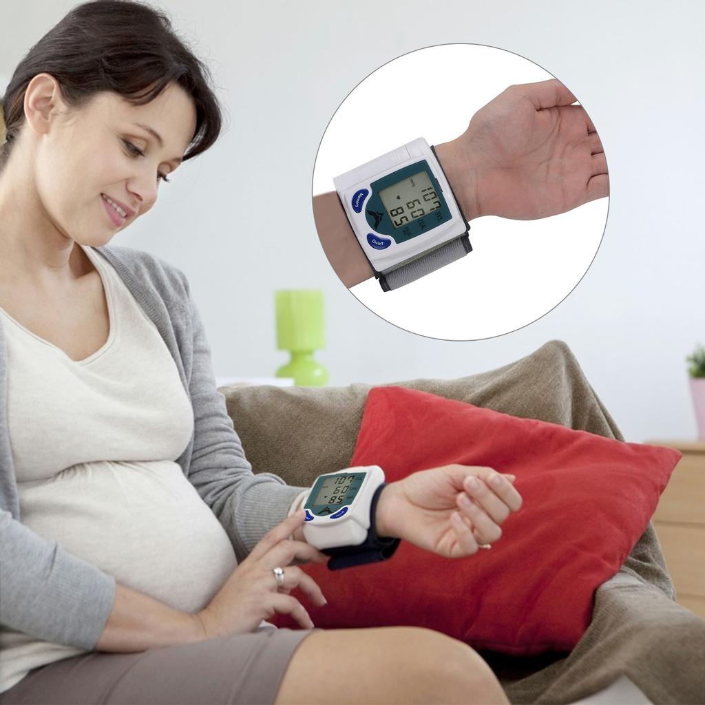 Монитор артериального давления Систолическое/диастолическое давление Частота пульса Измерение на запястье Семейное здравоохранение