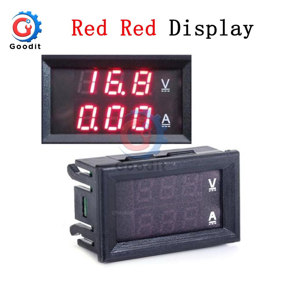 DC 0-100V 10A LCD Display Digital Voltmeter Ammeter Wattmeter Voltage Current Power Meter Volt Detector Tester 12V 24V 36V 999W