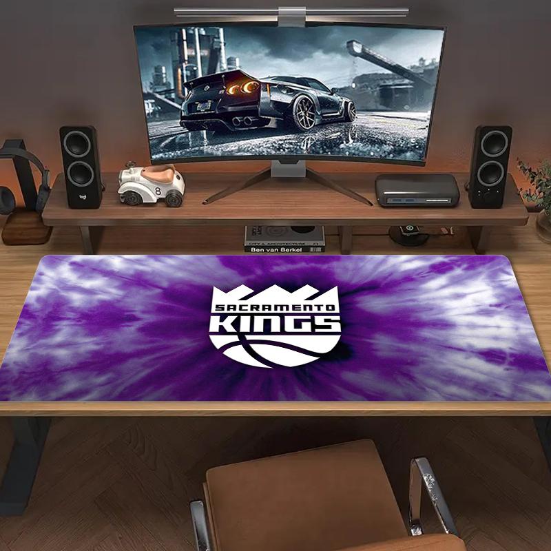 Sacramento Kings Mouse Pad Large Gaming Table Cushion Nonslip Laptop Tablet Big Mousepad Xxl Mat Mini Pc Playmat With Lock Edge