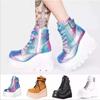 Fashion Women Punk Gothic Motorcycle Boots 2024 Platform Chunky High Heel Ankle Boot Ladies Cool Wedge Botas Mujer Female Shoes Big Size