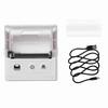 Portable Mini Thermal Receipt Printer USB BT Connection 2 Inches 57mm Wireless Printer High Speed with 1 Roll Paper