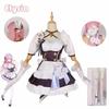 Ysir Elysia Maid Costume Honkai Impact 3 Game Play Costume Set Halloween Cosplay