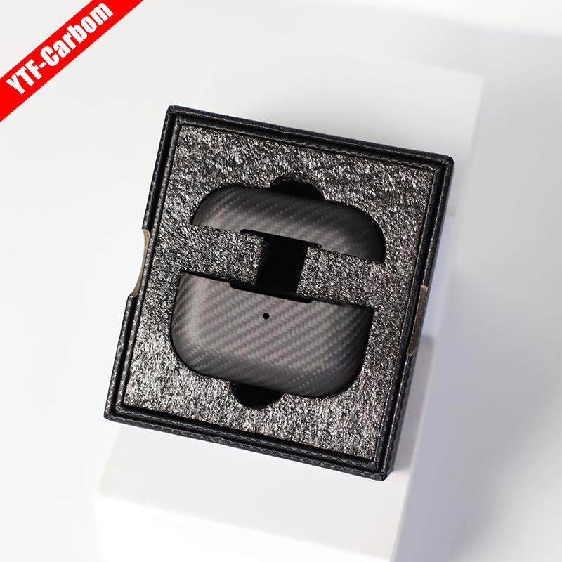 YTF-carbon Чехол из углеродного волокна для AirPods 3 Беспроводная зарядка Bluetooth Наушники Защитная наклейка для AirPods pro2 Тонкий и легкий