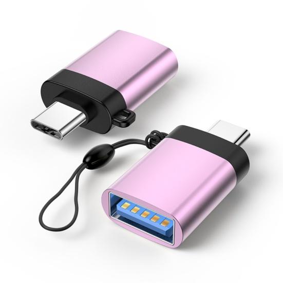 Конвертер USB 3.0 (мама) на USB Type-C (папа) OTG Адаптер для зарядки и синхронизации данных для ноутбука