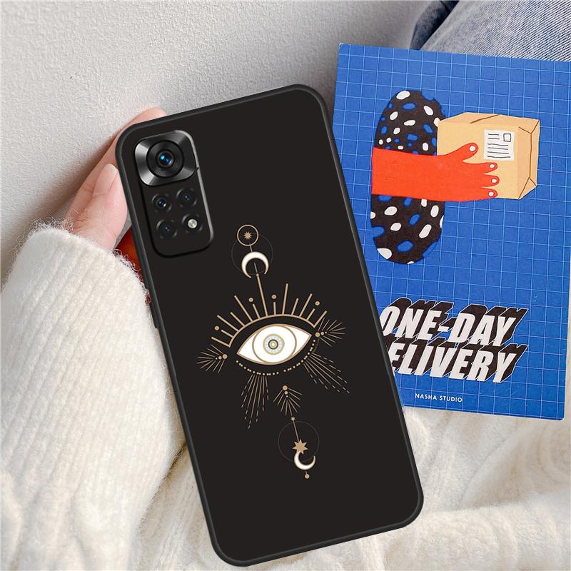 Evil Eye Hamsa Funda For Xiaomi Redmi Note 13 Pro 14 9 10 11 12 9S 10S 11S 12S Redmi 13C 10C 12C 14C Case