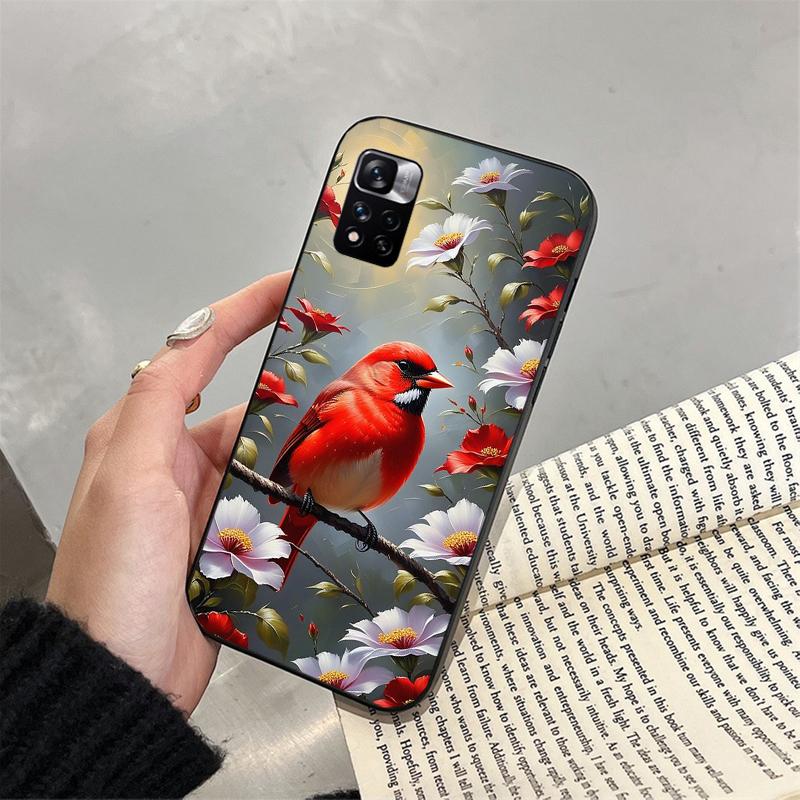 Чехол для телефона с птицами для Xiaomi Redmi note 13 12 Pro 11S 11 10 Pro 10S 12S Redmi 10 13C 9C