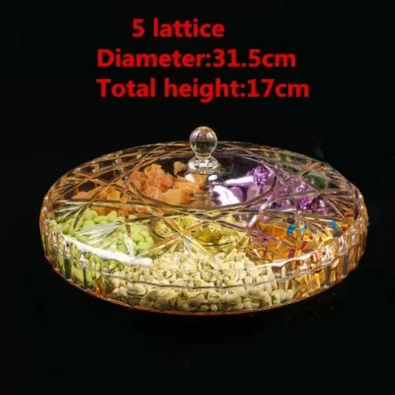 Фруктовая ваза для сухих конфет, сахар, закуски, орехи, арахис, консервная банка, коробка с крышкой, пластиковый поднос для безделушек, прозрачная акриловая тарелка