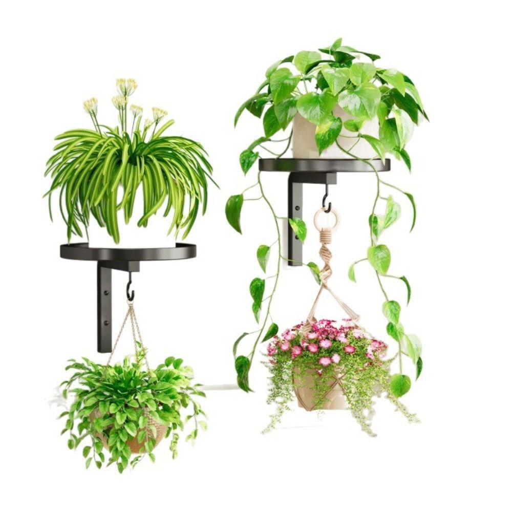 Metal Floating Flower Display Stand Wall Mounted Wall Plant Stand New Plant Holders  Indoor Outdoor