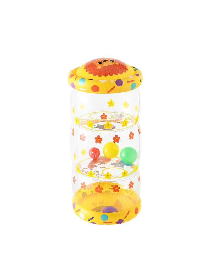 2025 Надувные ходунки для малышей: ПВХ ролик для ползания для младенцев с колокольчиком для раннего развития