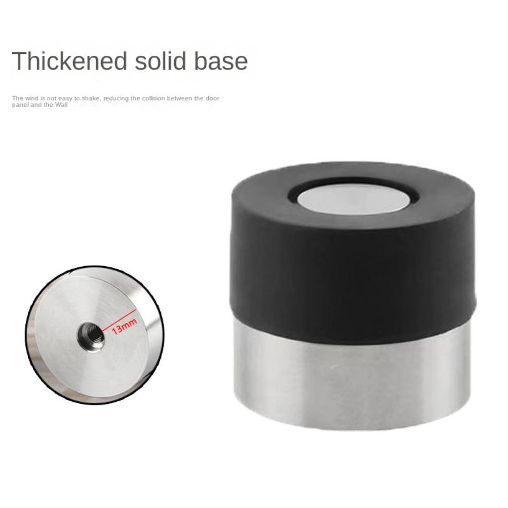 Stainless Steel Door Stopper Punching/No Punching Door Suction New Doorstop Wall Mounted