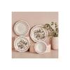 Isabella Stoneware 48 Piece Dinner Set For 12 People Green