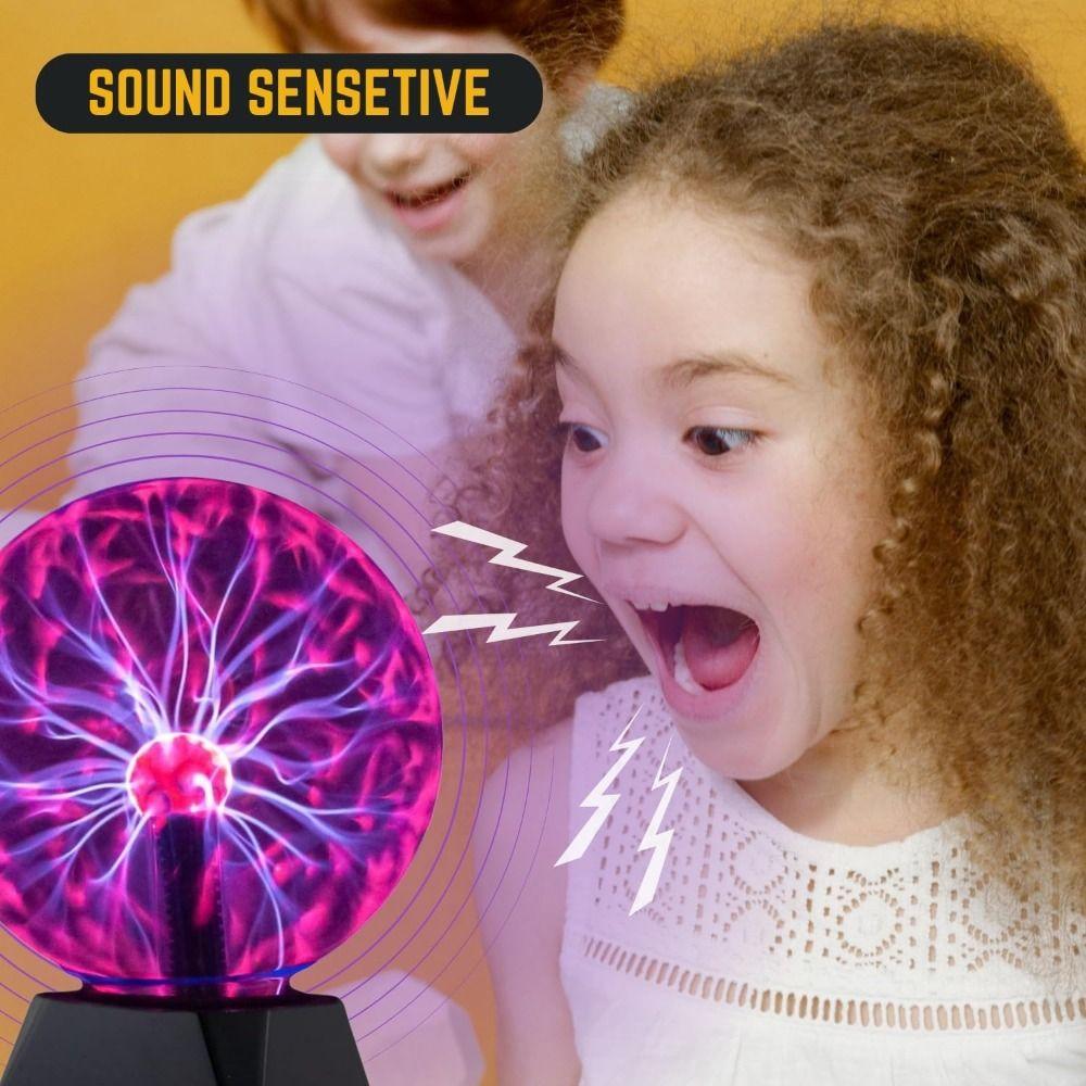 Sound Control Magic Plasma Ball Lamp Touch Static Ball Novelty LED Night Light  Christmas Gift