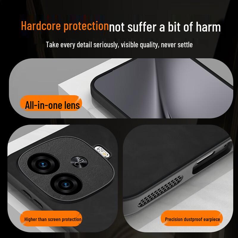 Роскошный чехол-накладка из нубука для телефонов серии Vivo iQOO