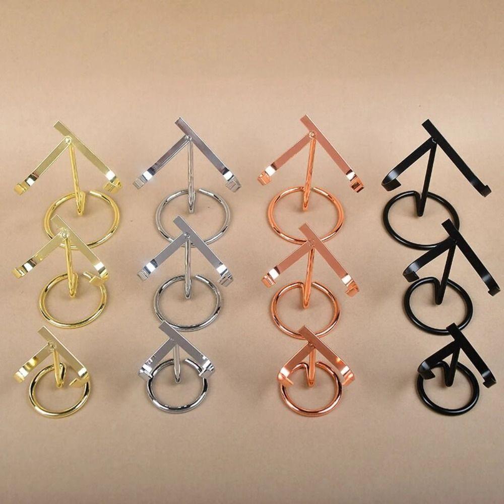 Металлическая подставка для чипа любви Серебристая/Золотистая/Черная Держатель для образца кристалла Домашний