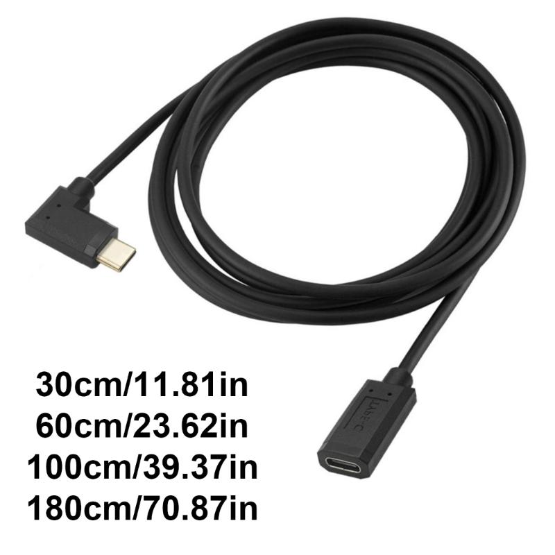 Кабель-удлинитель Type C Папа-Мама USB C Удлинитель Type C Быстрая зарядка и Синхронизация данных 10 Гбит/с Для ноутбука Телефона