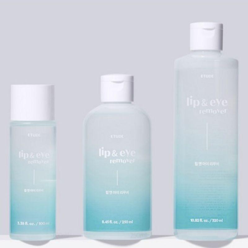 ETUDE Lip & Eye Remover 320ml – Gentle Waterproof Makeup Remover