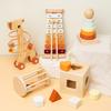 Wooden Children's Enlightenment Early Education Music Orff Musical Instruments, Kindergarten Science and Education Eight-tone Piano Teaching Aids Toys