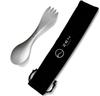 ZEN Camps Titanium Cutlery Set Chopsticks Spoon Fork Ultra Light Outdoor Climbing Camping Storage Bag Included (Single Item Spoke)