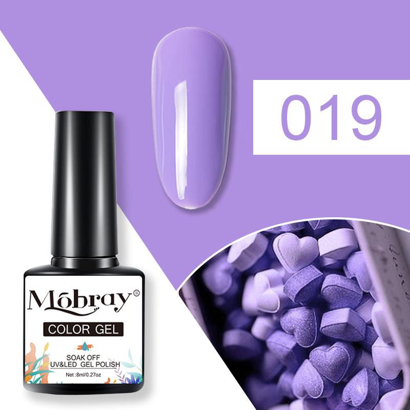 Mobray 80 цветов гель-лак для ногтей 8 мл полупостоянный гель-лак замачиваемый УФ-гель для дизайна ногтей