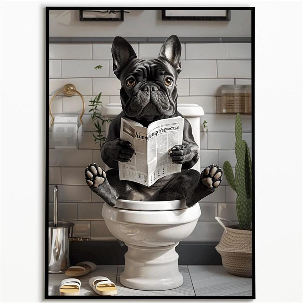 Nice Ass Donkey Bathroom Poster Humorous Farmhouse Wall Art Cheeky Retro Bathroom Art Prints Funny Animal Canvas Painting
