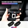 Car Seat Belt Buckle Clip Protector Cover For BMW M G30 G32 G01 G02 G05 G06 G07 Seat Belt Silicone Inter Button Case Accessories Z111